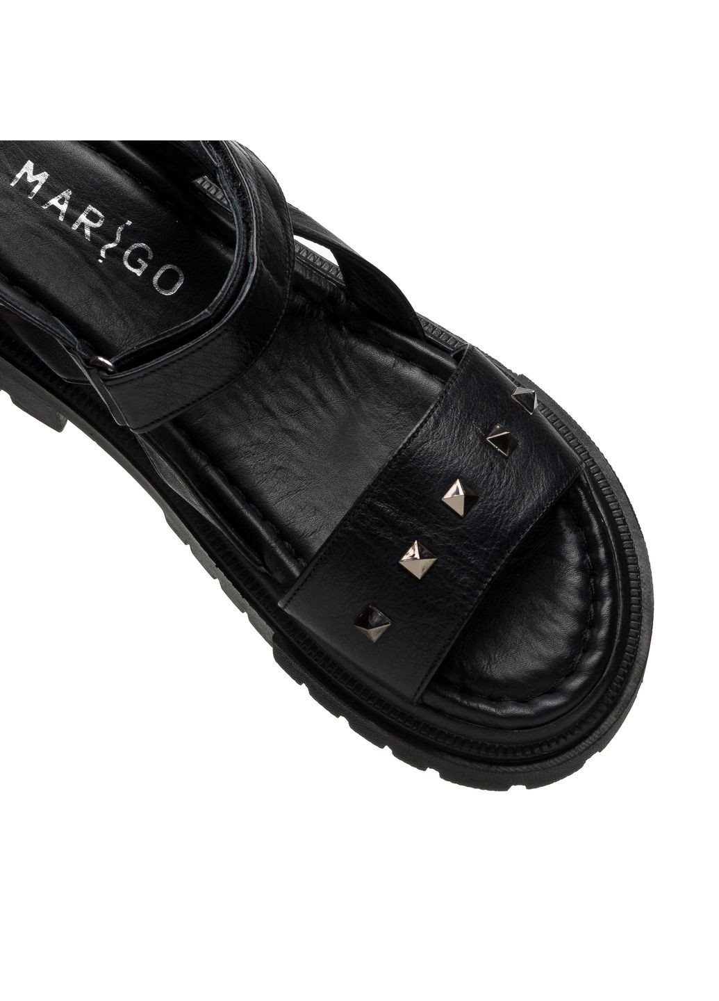 Черные босоножки (1448лz) Roxanne