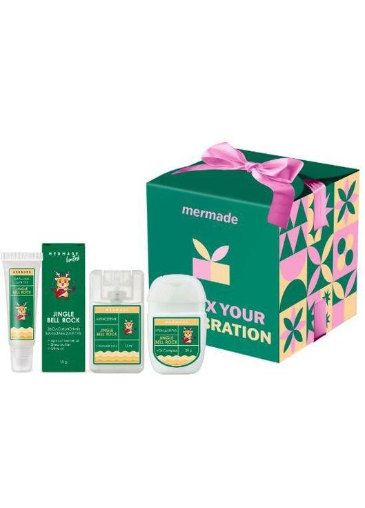 Подарунковий набір доглядової косметики Jingle Bell Rock для жінок MERMADE (369488054)