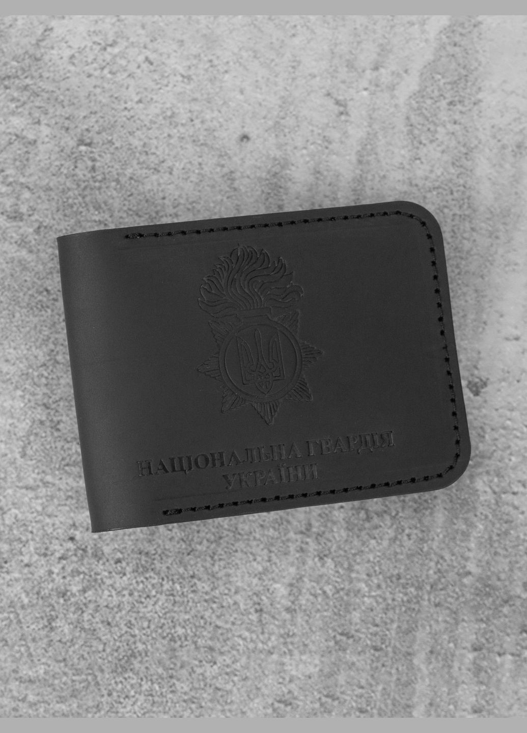 Обложка на удостоверение Национальной Гвардии Украины из натуральной кожи "Crazy Hors", Черный Famk (315933131)