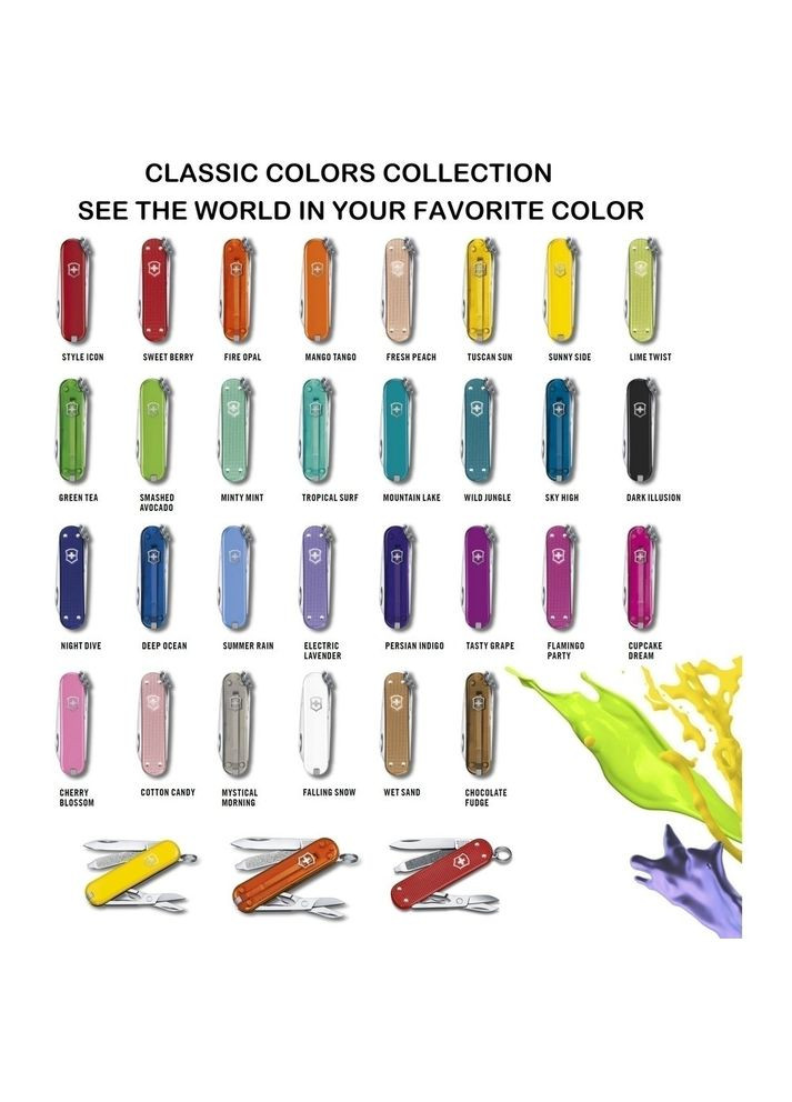 Складной нож Classic 5,8 см 0.6221.241G Victorinox (317308361)