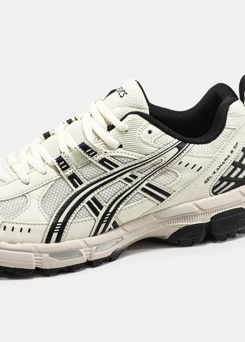 Кроссовки женские и мужские Asics Gel Kahana 8 SP Beige Black | Асикс Гель Кахана 8 бежевые No Brand бежевые демисезоны (335013417)