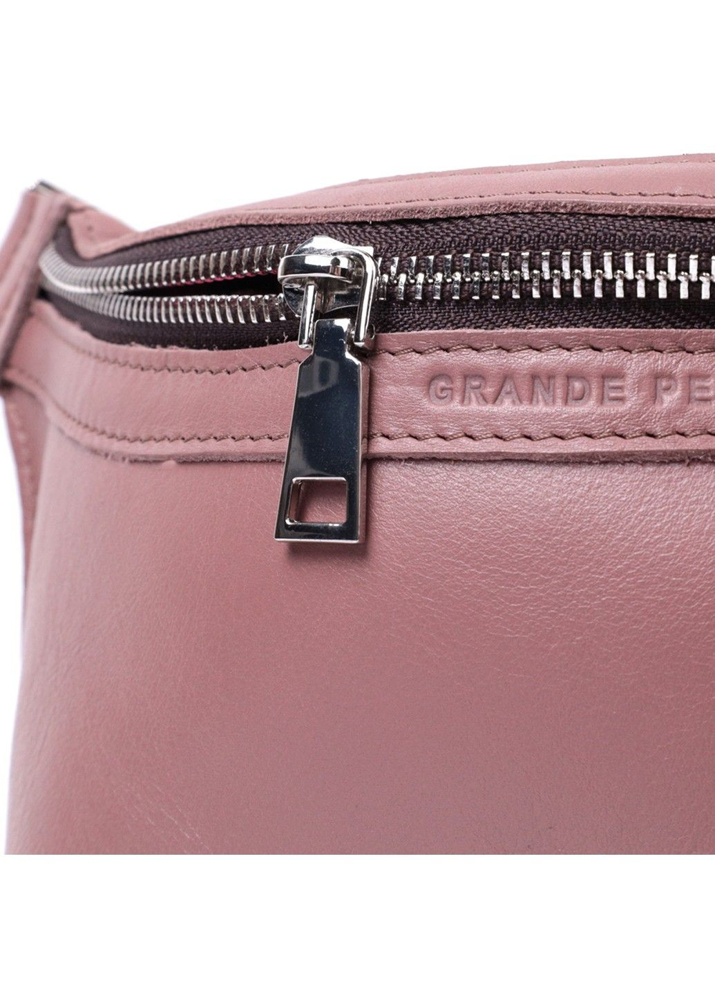 Цікава бананка для жінок з натуральної шкіри 22816 Бежевий Grande Pelle (303877332)