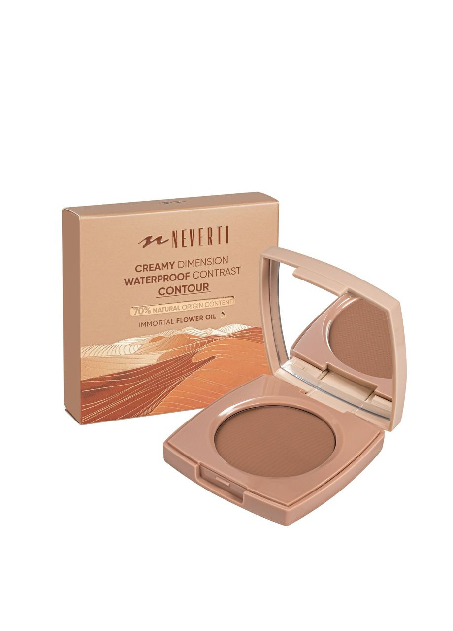 Контуринг для обличчя Creamy Dimension Waterproof Contrast Contour (NP204), 001 Truffle Бежевий Neverti (327107435)