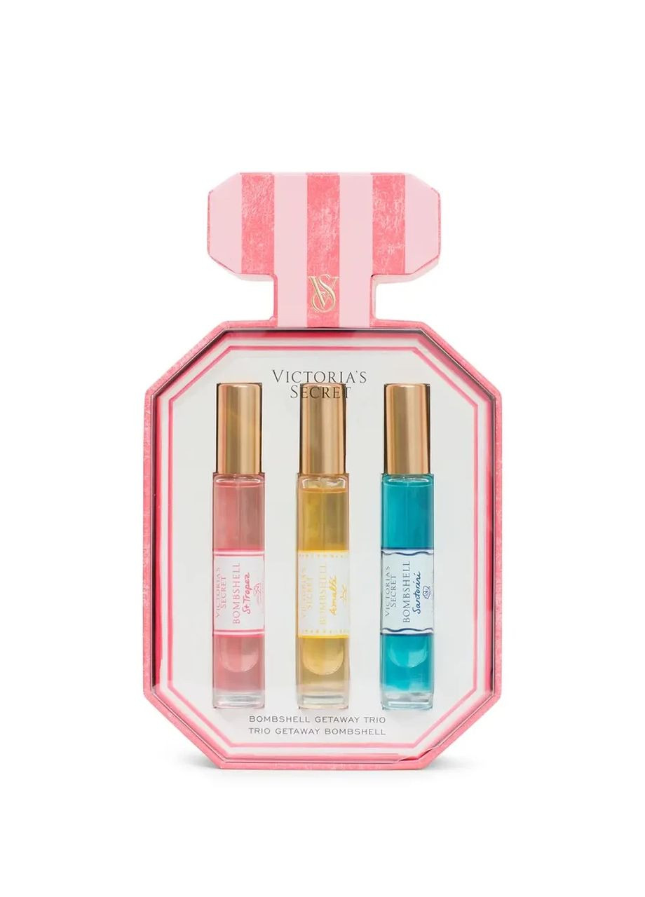 Набір парфумованої міні води (3 шт.) Bombshell Getaway Trio Travel Spray Set Victoria's Secret (364859538)