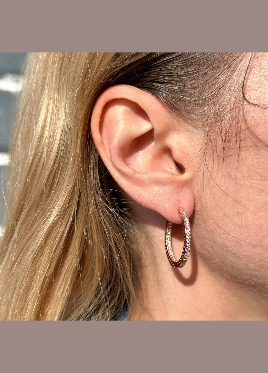 Серебряные серьги Pandora Rose No Brand (334305736)