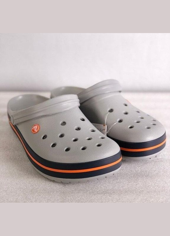 Серебряные крокс крокбенд клог clog Crocs