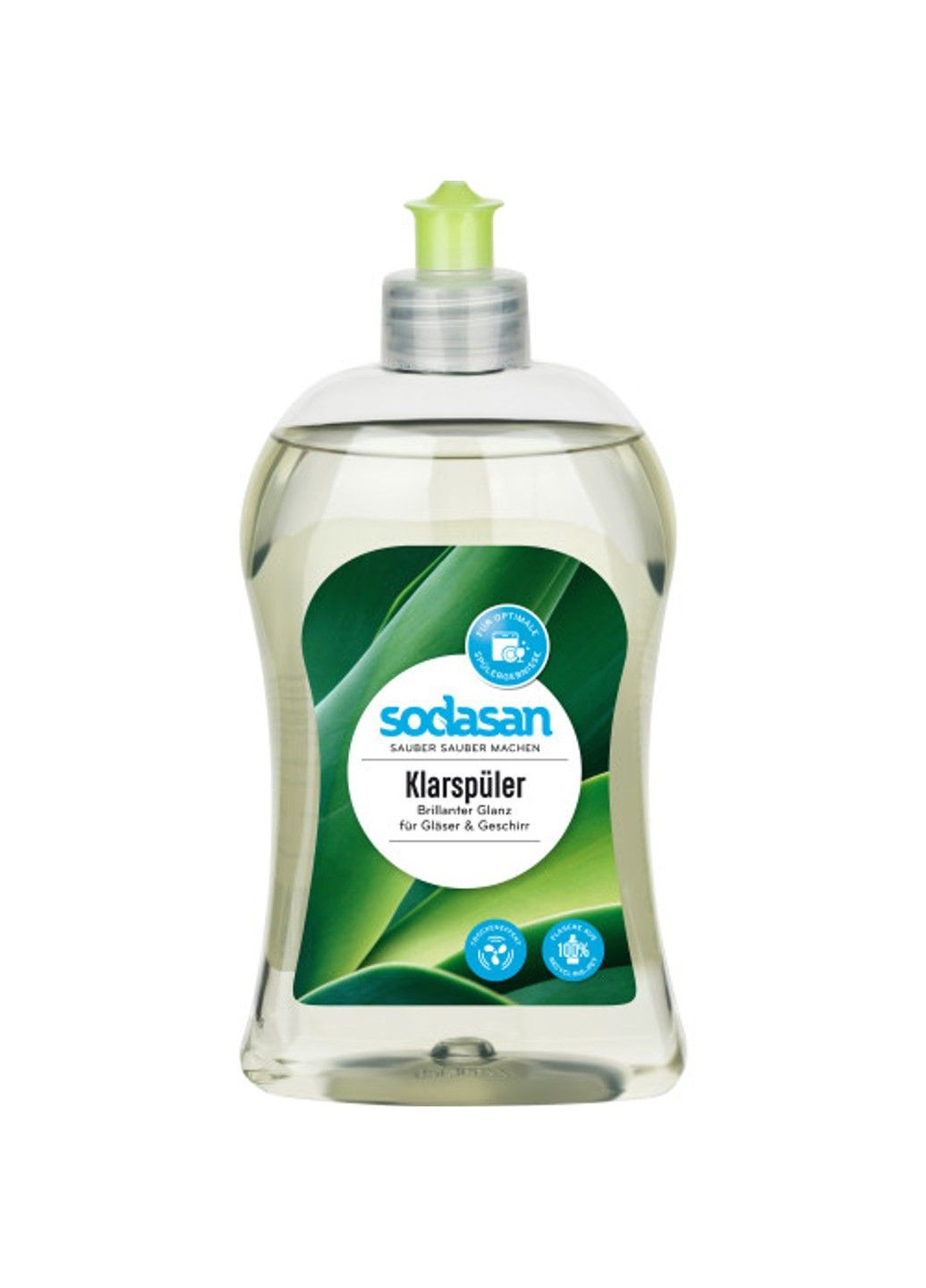 Органічний ополіскувач для посудомийних машин 0,5 л Sodasan (298055670)