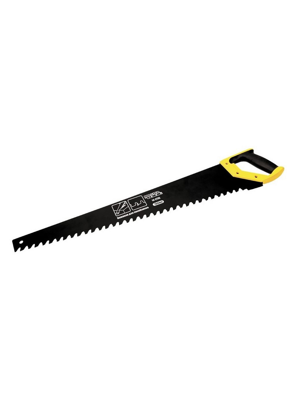 Ножівка для піноблоків, 700 мм, зуб з переможною напайкою, тефлонове покриття Master Tool (288137678)