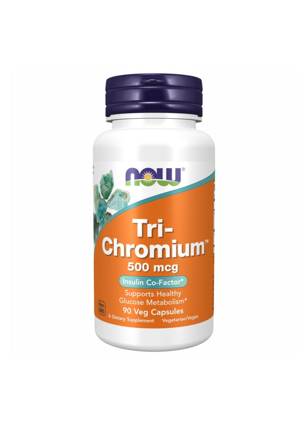 Tri-Chromium, 500 мкг, 90 вегетарианских капсул Now Foods (347600592)