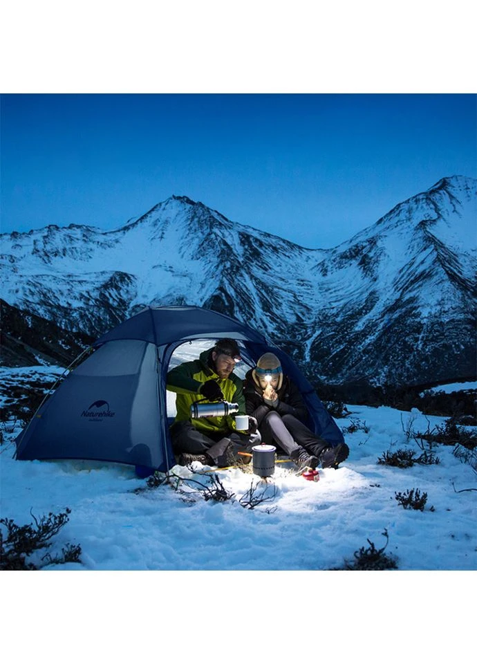 Намет двомісний зі сферичним куполом Cloud Peak 2 NH19K240-Y, 15D, темно-синій, 2,16 кг, 210×120 см, всесезонний Naturehike (395592983)