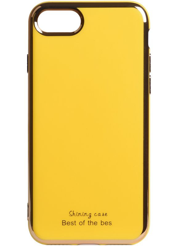 Чехолнакладка Electroplate TPU 2mm Case Apple iPhone 7/8/SE 2020 Yellow Toto (301783839)