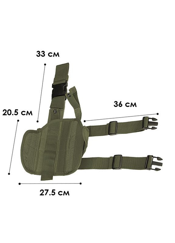 Тактическая поясная кобура Outdoor B18 Green 5 шт. Aokali (352011321)