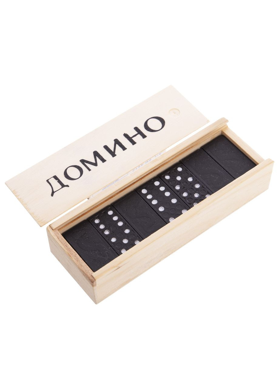 Домино настольная игра в деревянной коробке SP-IG-1850 (кости-дерево, h-3,8см, р-р кор. 14,8x5x3см) (IG-1850) SP-Sport (354703999)