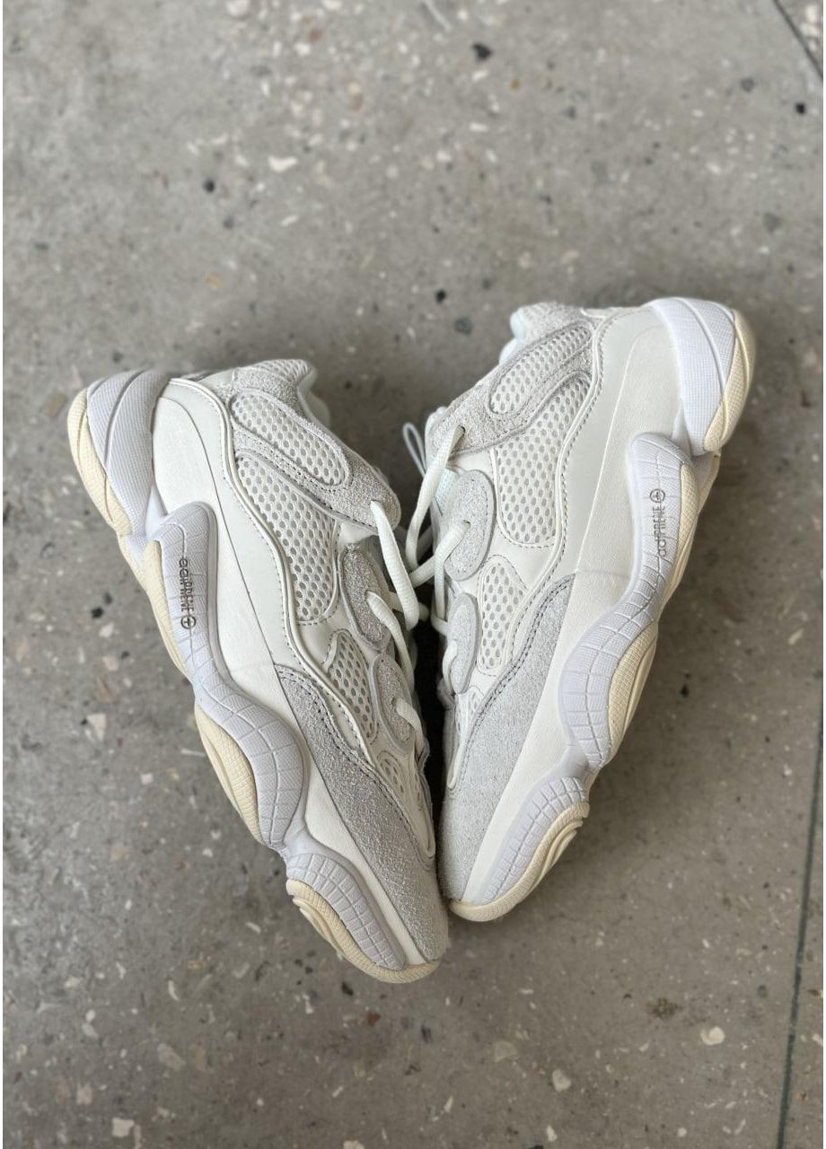КРОССОВКИ ЖЕНСКИЕ ADIDAS YEEZY 500 LIGHT BIEGE АДИДАС ИЗИ БУСТ No Brand белые демисезоны (367172129)