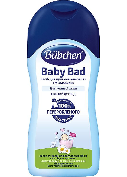 Засіб для купання немовлят Baby Bad 400ml (182545-18727) Bubchen (368639722)