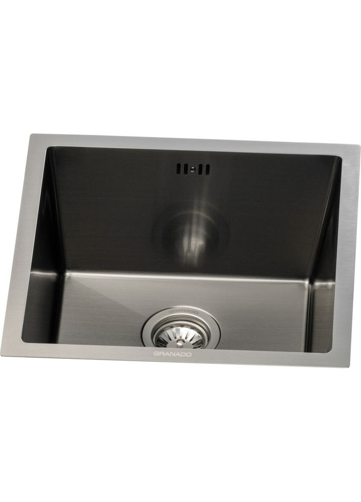 Мийка кухонна (m453692) GRANADO Under top STEEL S201 black (372966310)