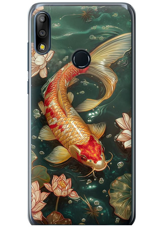 Силиконовый чехол 'Мелодия Лотоса' для Endorphone Asus Zenfone Max Pro M2 ZB631KL (291125220)