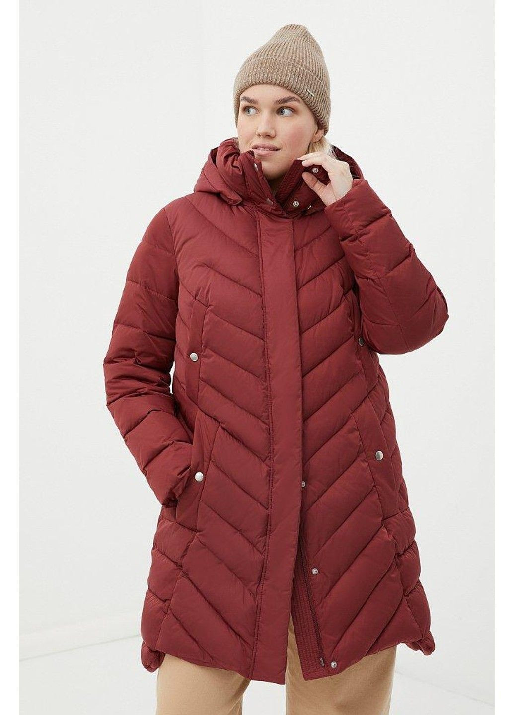 Бордовая зимняя зимняя куртка fwb160131-332 Finn Flare