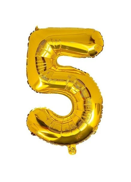 Шарик надувной фольгированный 32 дюйма цифра "5" Tv-Shop (337093392)