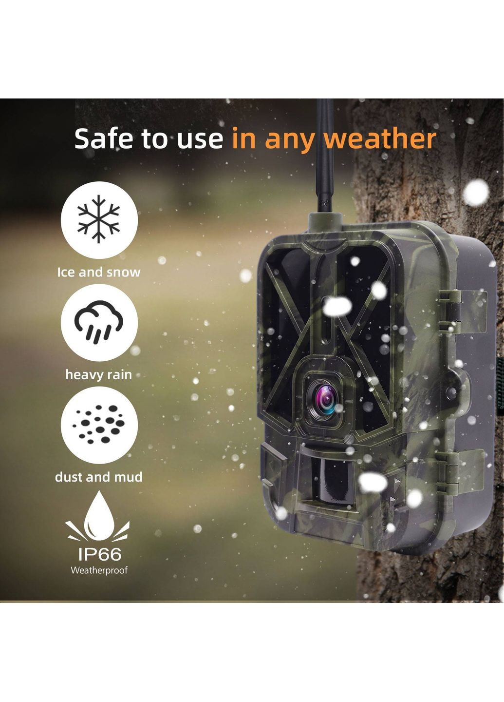 4G фотоловушка HC-940Ultra Li (120MP, 8000mAh, Облако) (1376) Suntek (366735014)