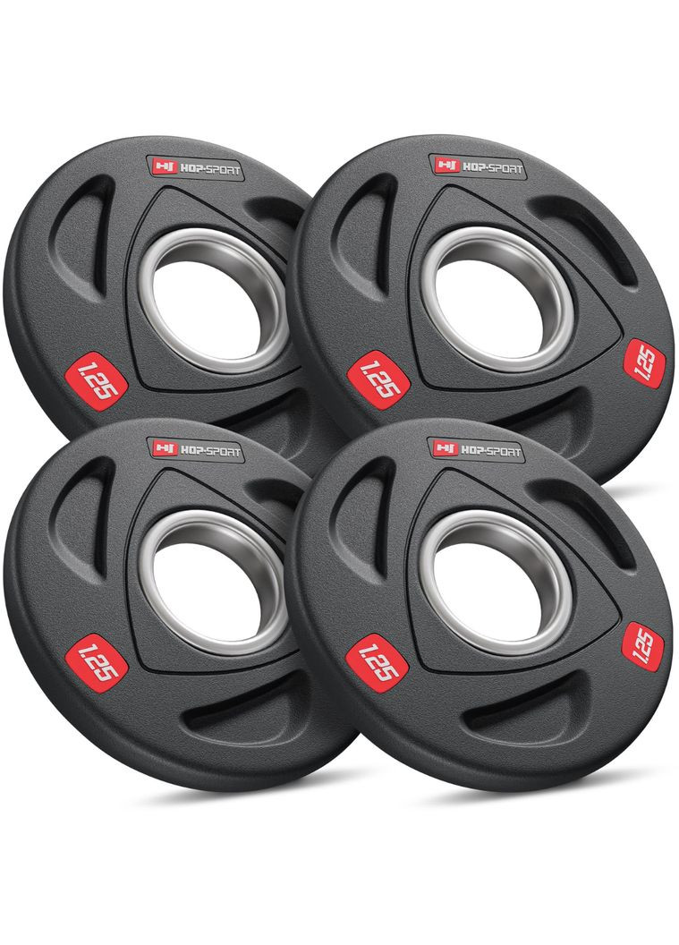 Набір дисків олімпійських 4 х 1,25кг Hop-Sport (303618010)