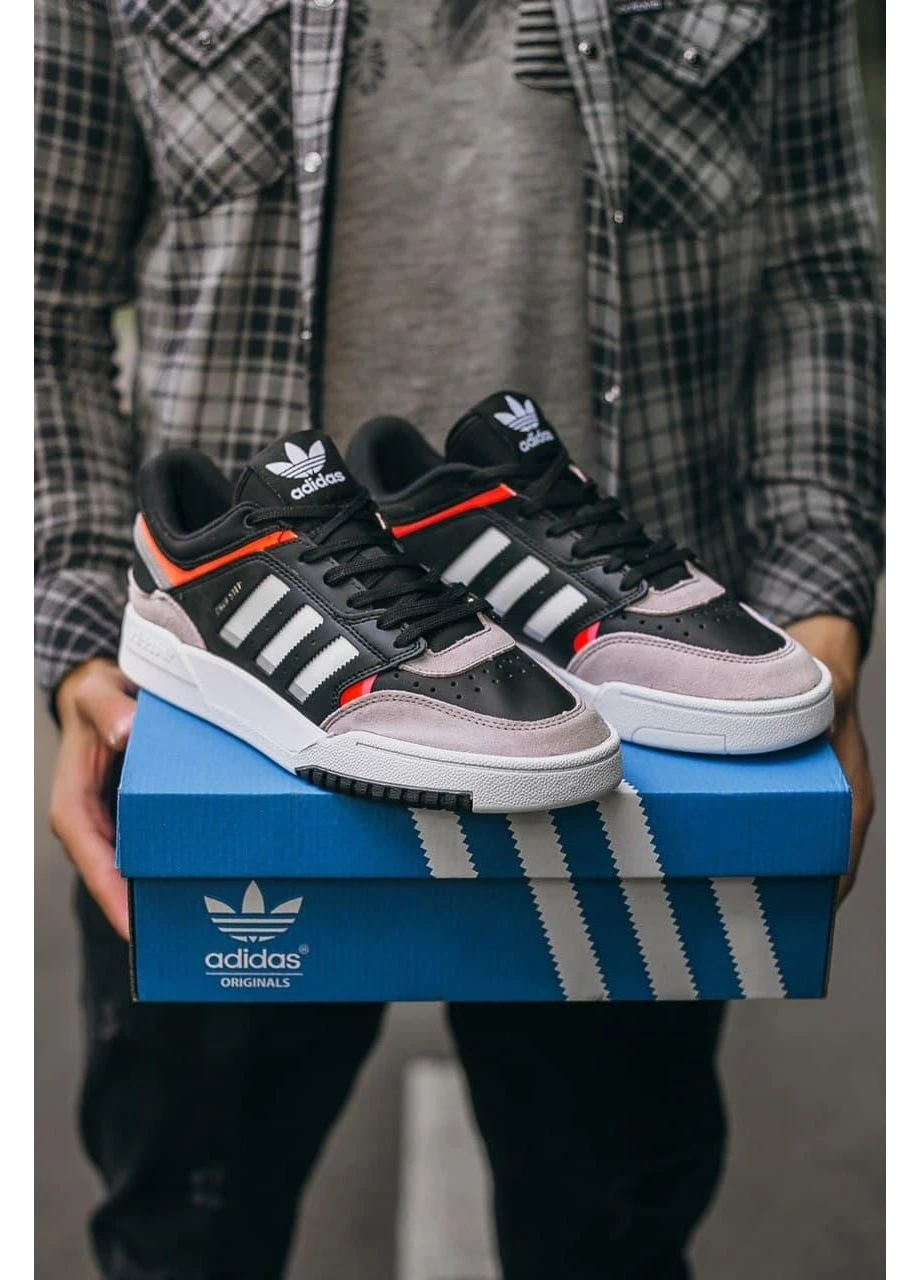 Чорні кросівки чоловічі adidas drop step black beige low адідас дроп степ демісезон No Brand