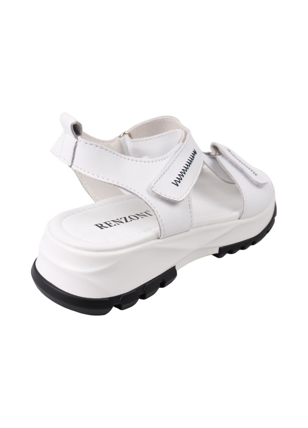 Босоніжки жіночі білі натуральна шкіра Renzoni 1403-25LBC (331611629)