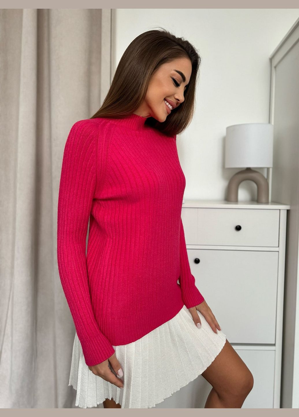 Малиновый демисезонный свитера Magnet WN20-576