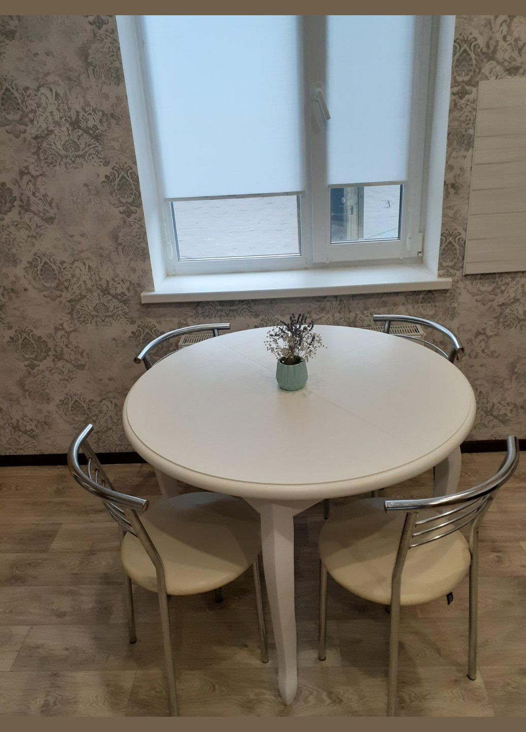 Стіл обідній розкладний Ліон Білий (10000159) Fusion Furniture (341525671)