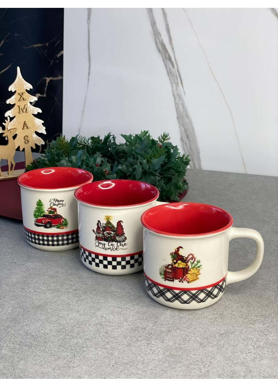 Кружка 400мл "Новорічні думки" чудова кружка для повсякденного користування з різними малюнками OSM (365549054)