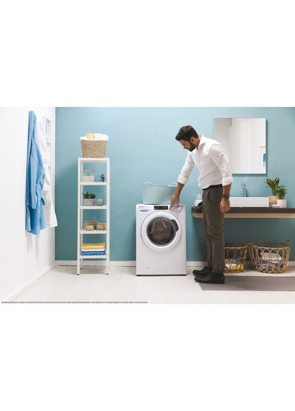 Пральна машина з сушкою CSOW 4855TW4/1-S Candy (349821736)