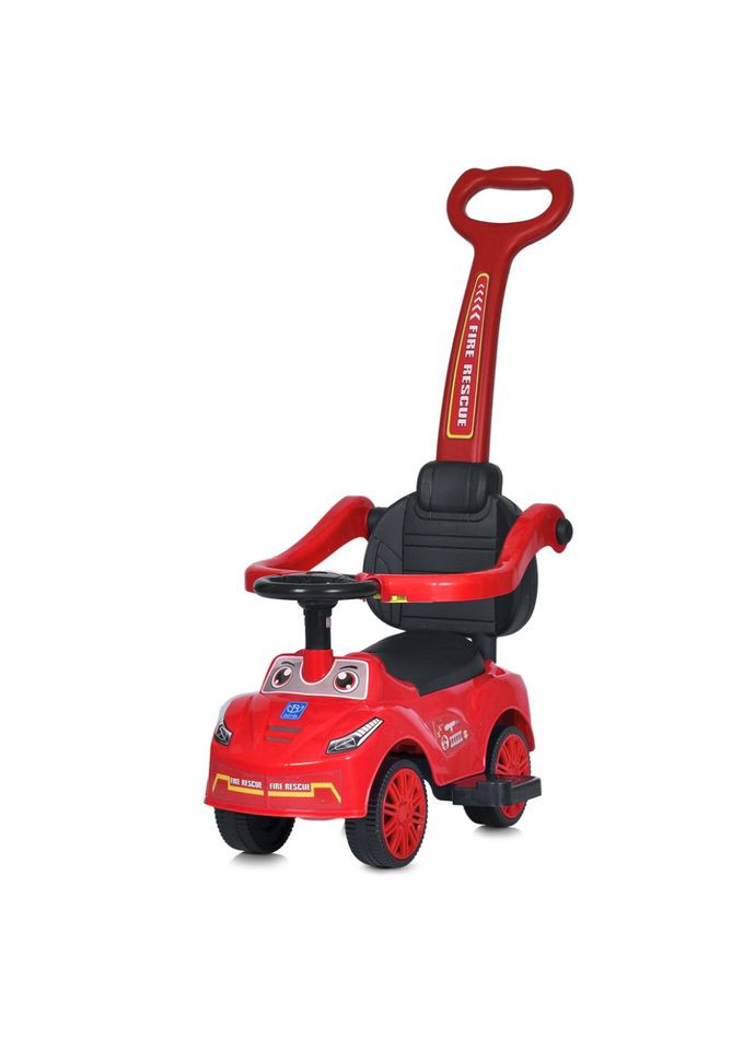 Детская каталка-толокар M 5763L-3 красный, c родительской ручкой Bambi (364961162)