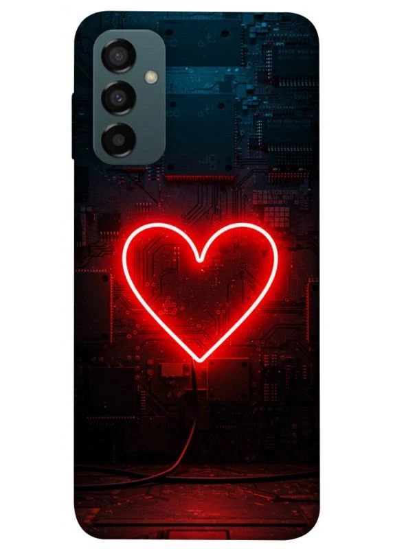Чехол с принтом для Samsung Galaxy M34 5G / для Samsung галакси М34 Яркое сердце No Brand (339061864)