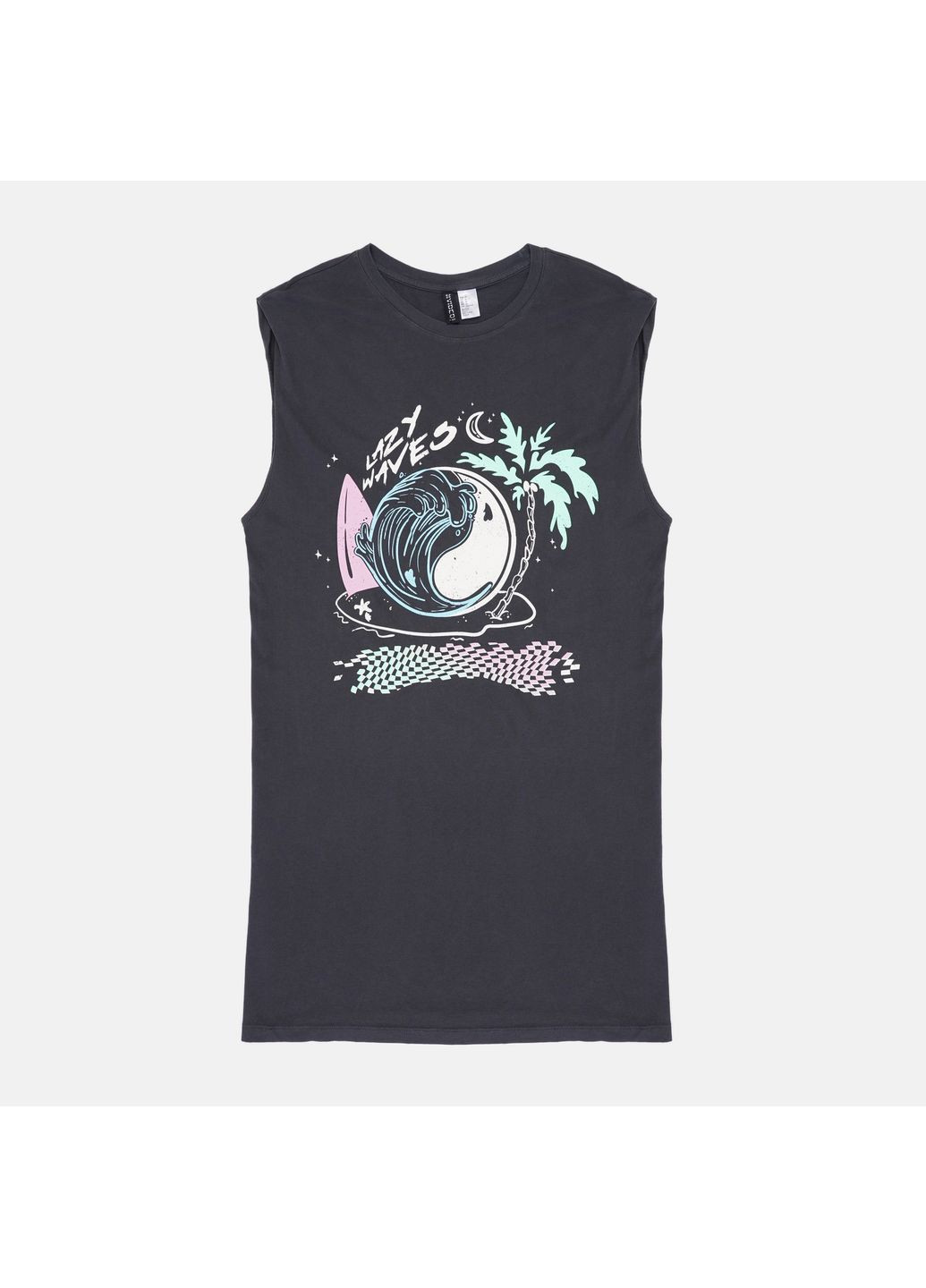 Темно-сіра повсякденний плаття, сукня H&M з малюнком