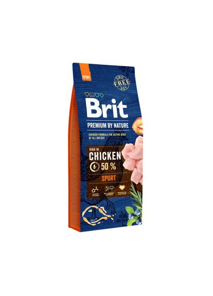 Сухий корм для собак (8595602526673) Brit Premium Dog Sport 15 кг (370018734)