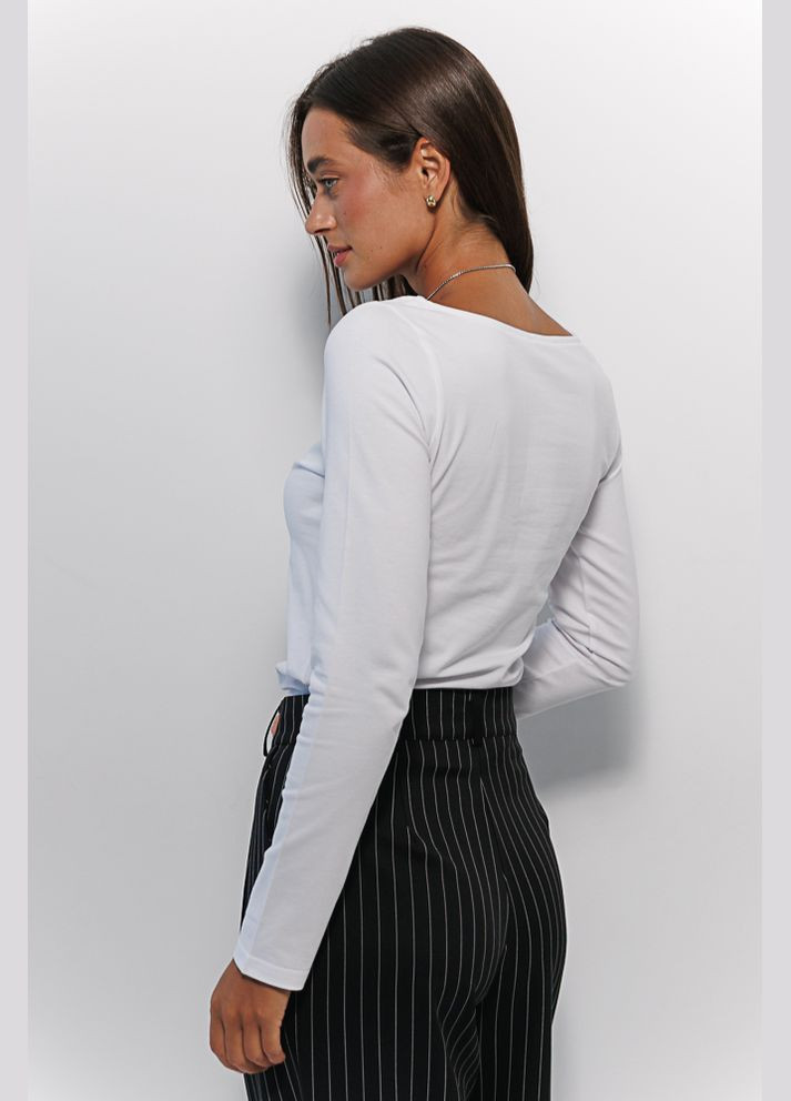 Жіночий лонгслів з широкою горловиною Arjen (300513945)