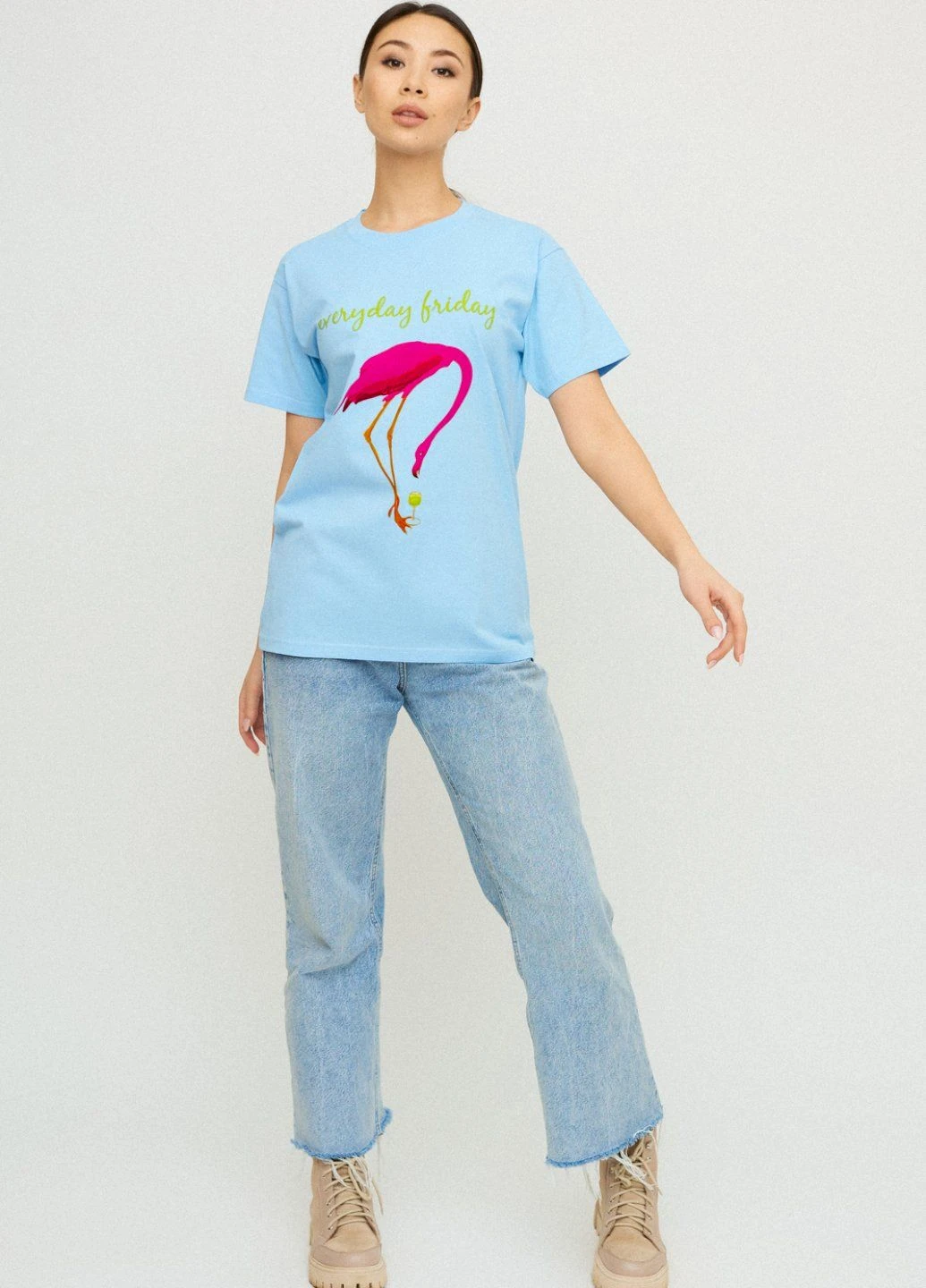 Футболка Boyfriend / air print / YAPPI - (225426191)