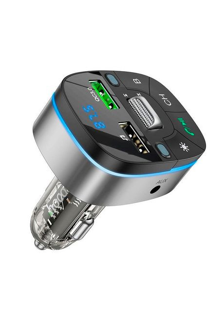 FM-модулятор E71, Black/Silver, Box Hoco (362474536)