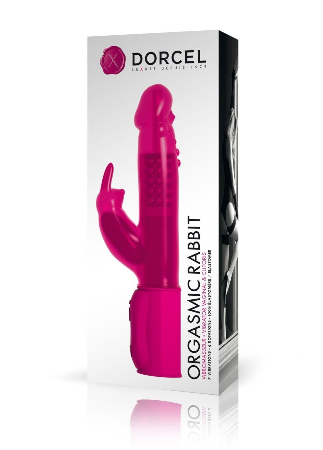 Вибратор Orgasmic Rabbit с массажем малиновый Dorcel (316090928)