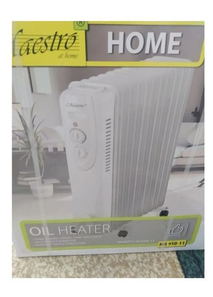 Масляный большой обогреватель MR-950-11, 2500 Вт, 11 секций Maestro (316034756)
