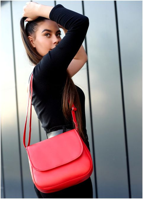 Сумка через плечо женская из экокожи Rose Sambag (302009261)