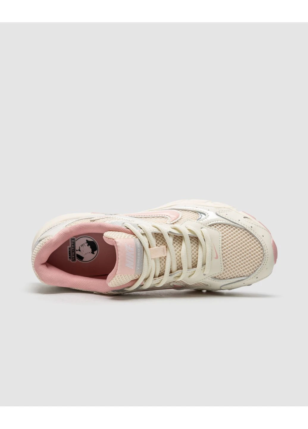 Білі літні кросівки nike air zoom vomero 20 white/pink найк аір зум No Brand