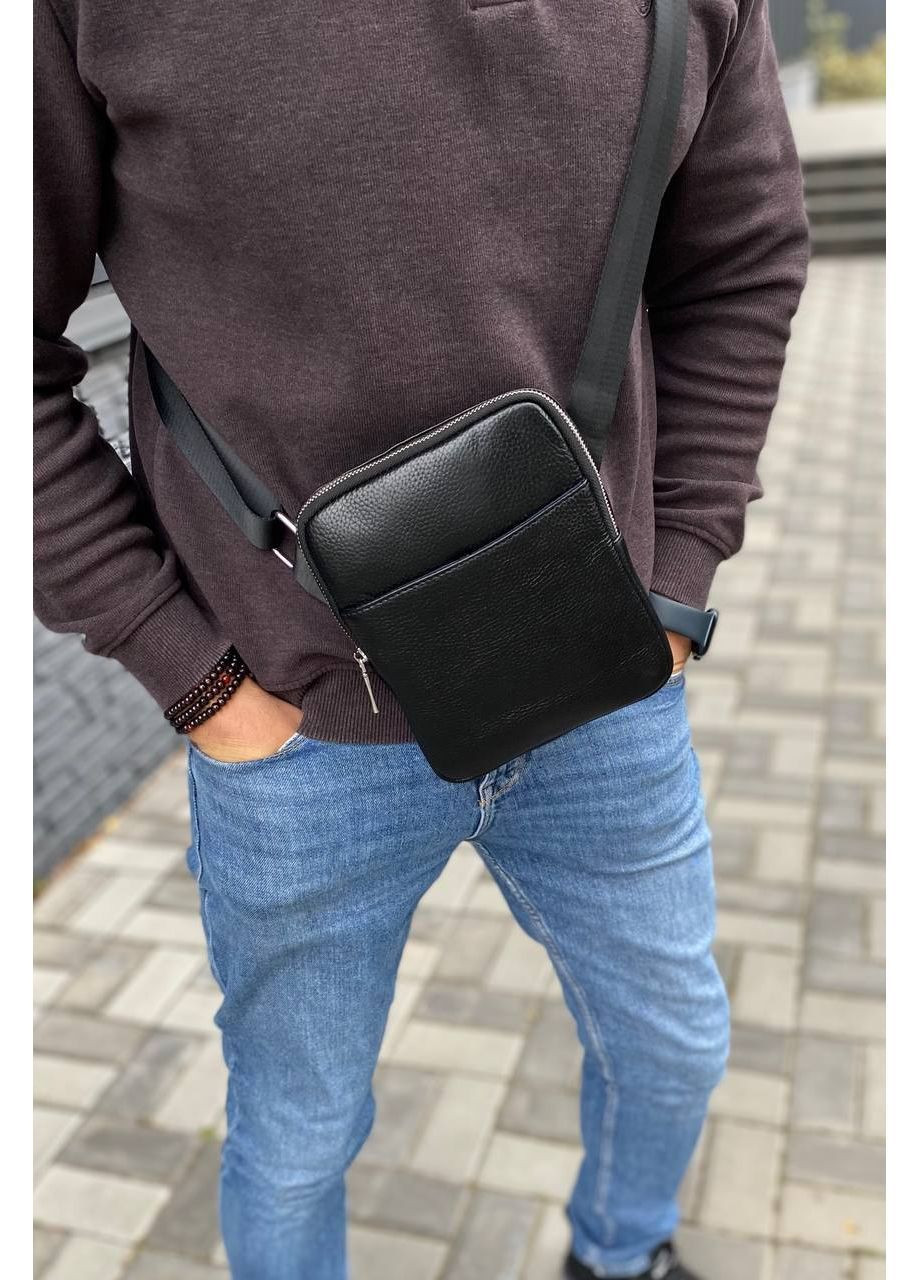 Чоловіча сумка з натуральної шкіри месенджер планшетка Tablet mini 21 х 17 х 3 No Brand (366420843)