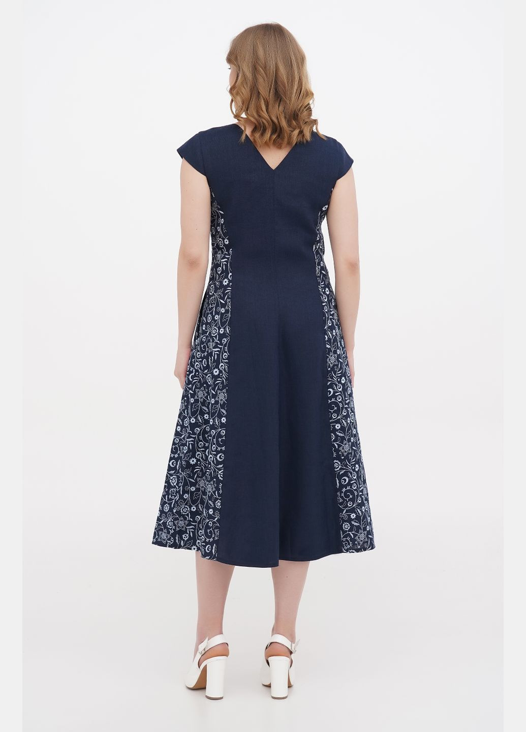 Синее платье корделия, синий, р.42, код 0244/42/999 ГАЛЕРЕЯ ЛЬОНУ