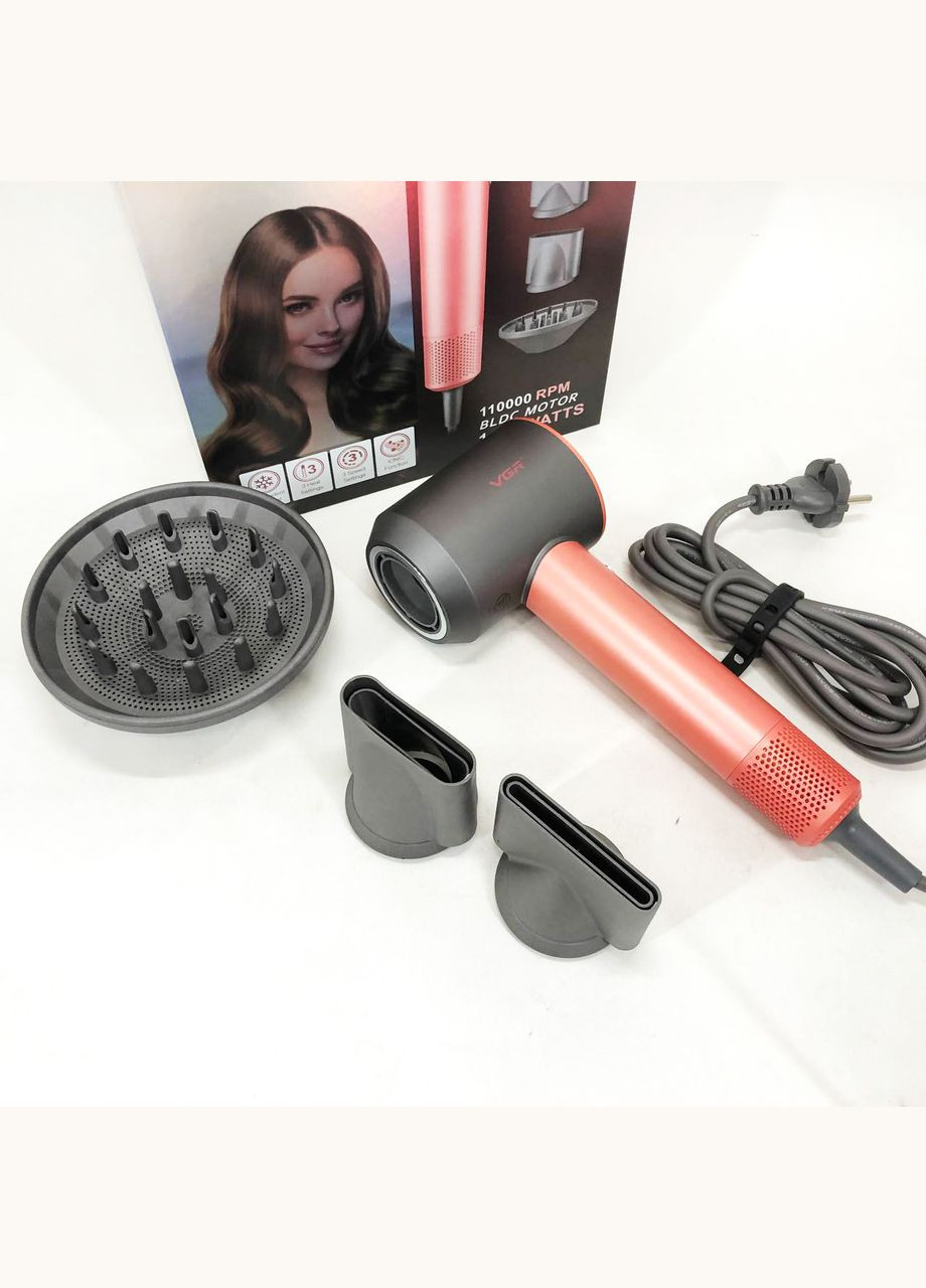 Фен професійний V-440. Колір: оранжевий VGR (364666006)