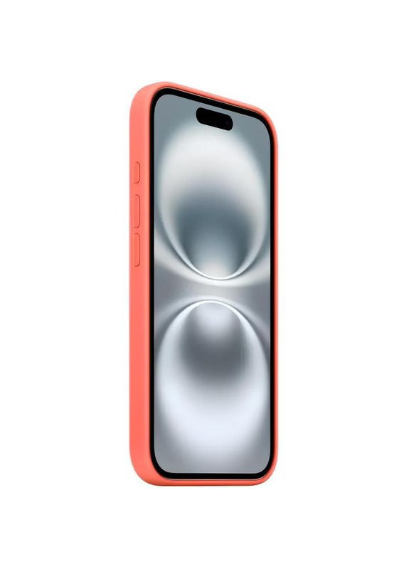 Чохол Silicone case (AAA) з Magsafe та анімацією (button) для Apple iPhone 16 Pro (6.3") Оранжевий Epik (372499606)