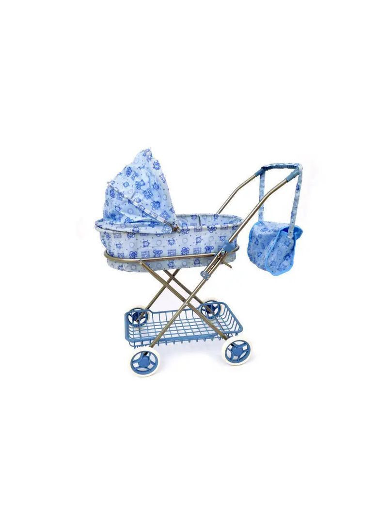Коляска для ляльки металева з сумкою і сіткою MELOGO в асортименті 9325 No Brand Дів9325 (370653835)