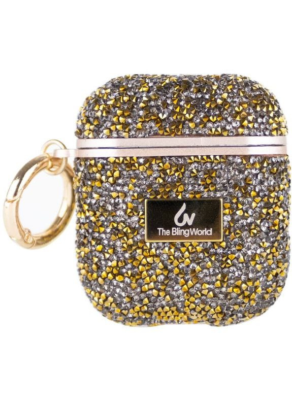 Чохол TPU Rock Diamond для AirPods 1/2 Золотий Bling World (372163211)