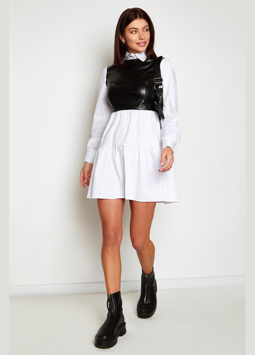 Белое повседневный, праздничный платье Liton