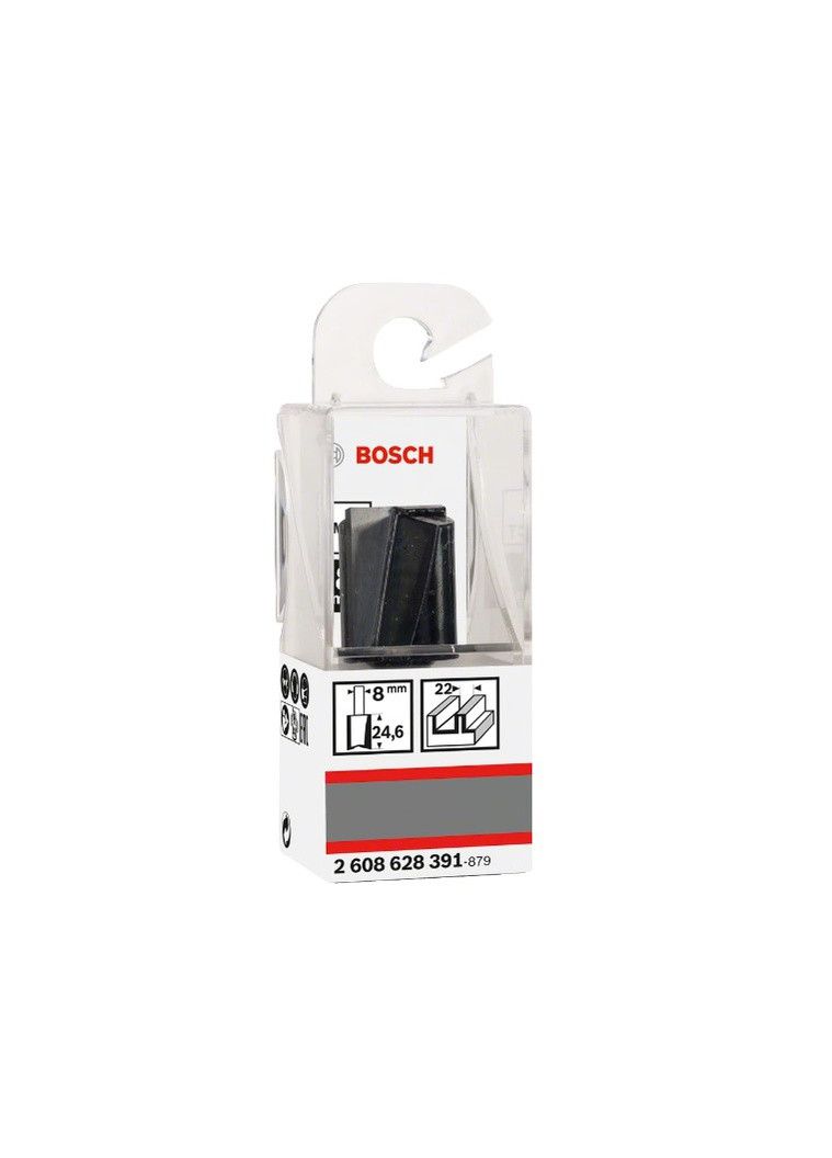 Пазова фреза (22х8х56 мм) Standard for Wood пряма кінцева (21776) Bosch (290253090)